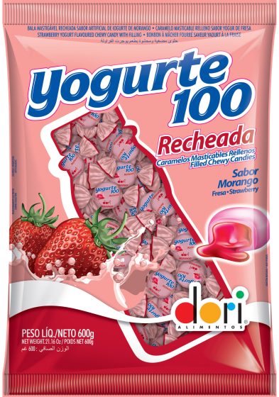 BALA YOGURTE 100 RECHEADA – DORI