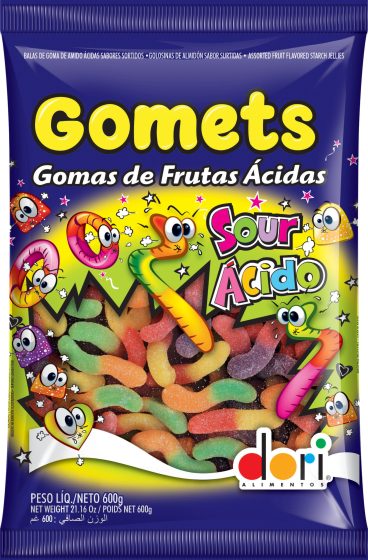 MINHOCAS DE FRUTAS ÁCIDAS – DORI