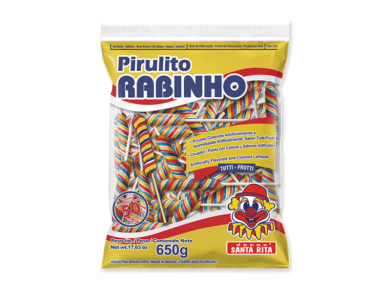 PIRULITO RABINHO – PIRULITOS SANTA RITA