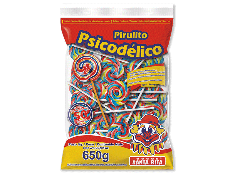 PIRULITO PSICODÉLICO – PIRULITOS SANTA RITA