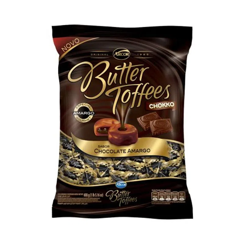 BUTTER TOFFEES CHOCOLATE AMARGO – ARCOR