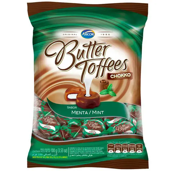 BALA BUTTER TOFFEES MENTA – ARCOR