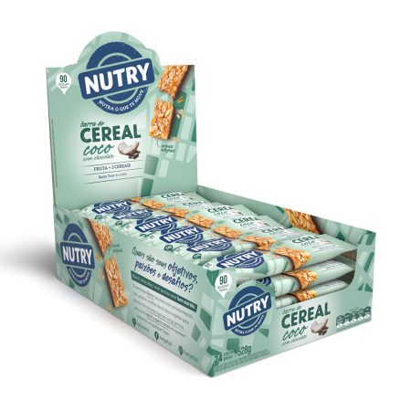 BARRA DE CEREAL COCO COM CHOCOLATE – NUTRY