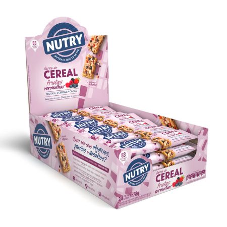 BARRA DE CEREAL FRUTAS VERMELHAS – NUTRY